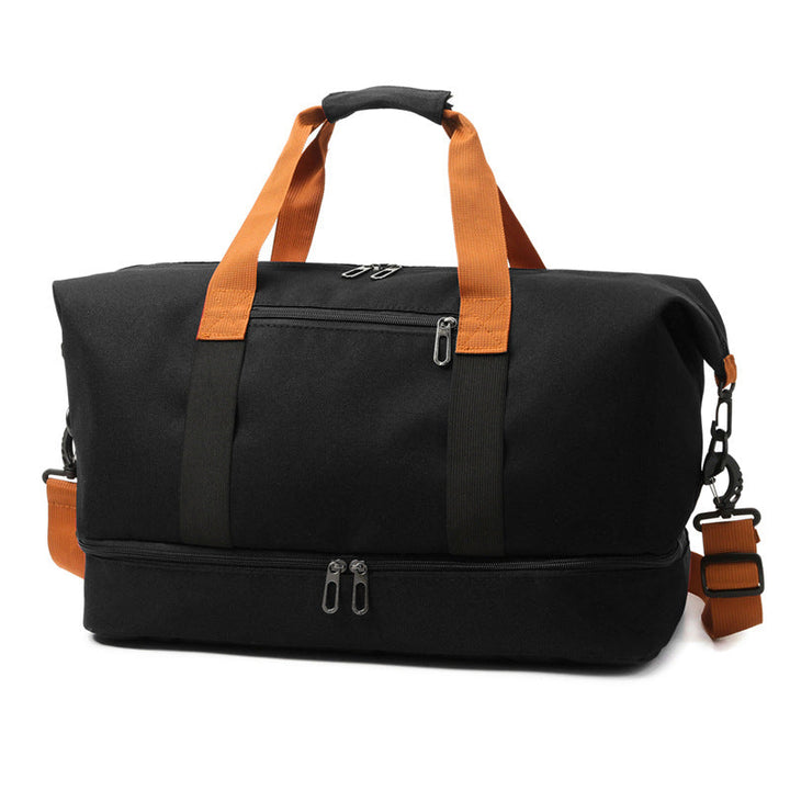 Sporty travel bag with adjustable shoulder strap and organizer compartments Kalsten