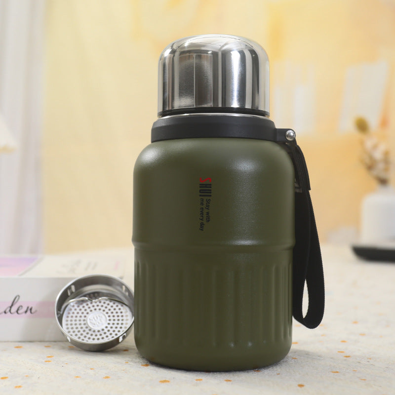 Ladies insulated bottle with removable tea strainer Kalsten