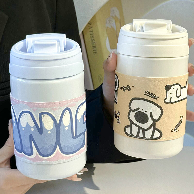 Women's Insulated Water Bottle with Cute Animal Design Kalsten