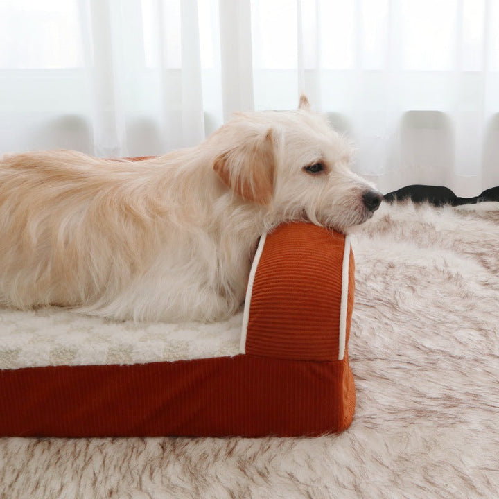 Orthopedic Bolstered dog Lounge