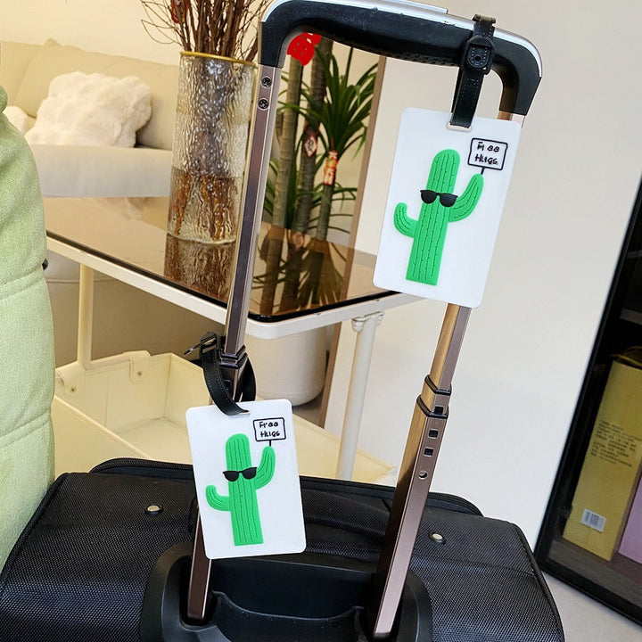 Fun Cactus-Themed Luggage Tag Kalsten