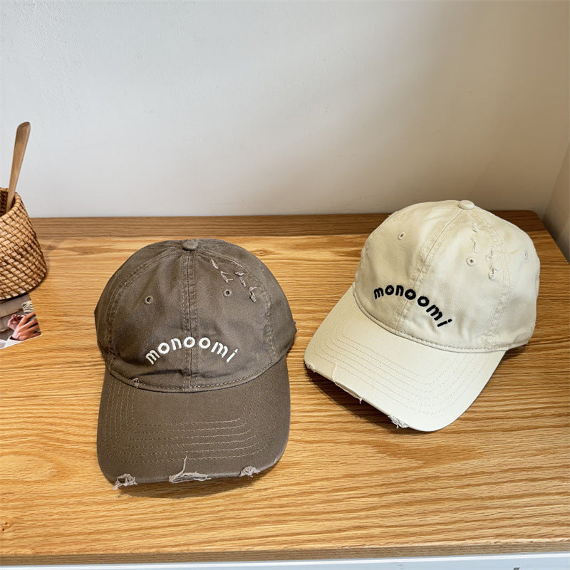 Women's Distressed Cotton Baseball Cap Kalsten
