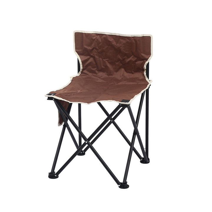 Folding chair with ergonomic backrest and sturdy frame Kalsten