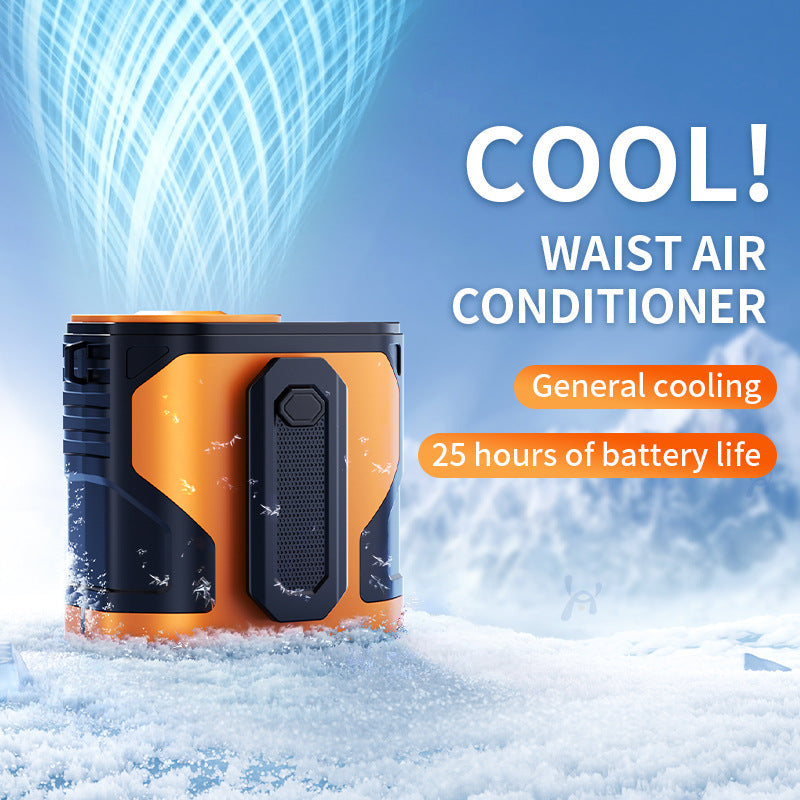 Portable cooling device with intelligent air circulation system and LED display Kalsten