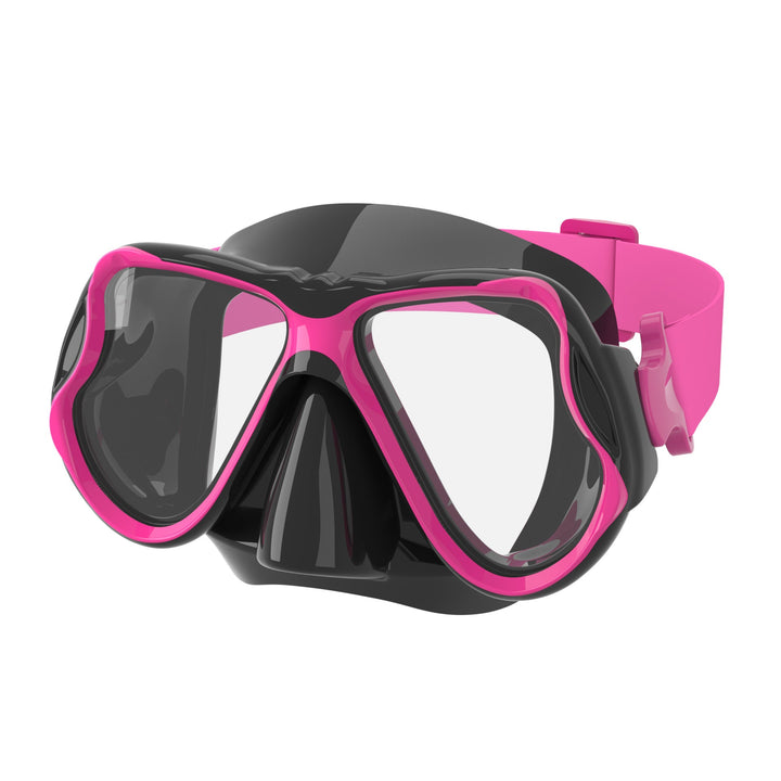 High-quality diving mask with flexible silicone rim and wide field of view Kalsten