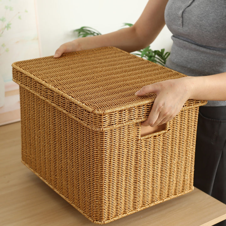 Handwoven Decorative Storage Chest Kalsten