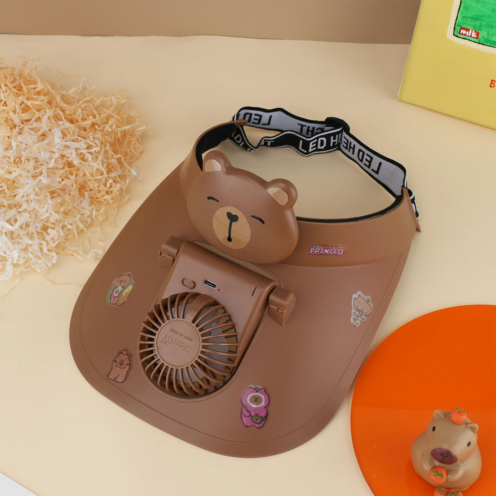 Women Portable USB Hand Fan with Playful Panda Design Kalsten