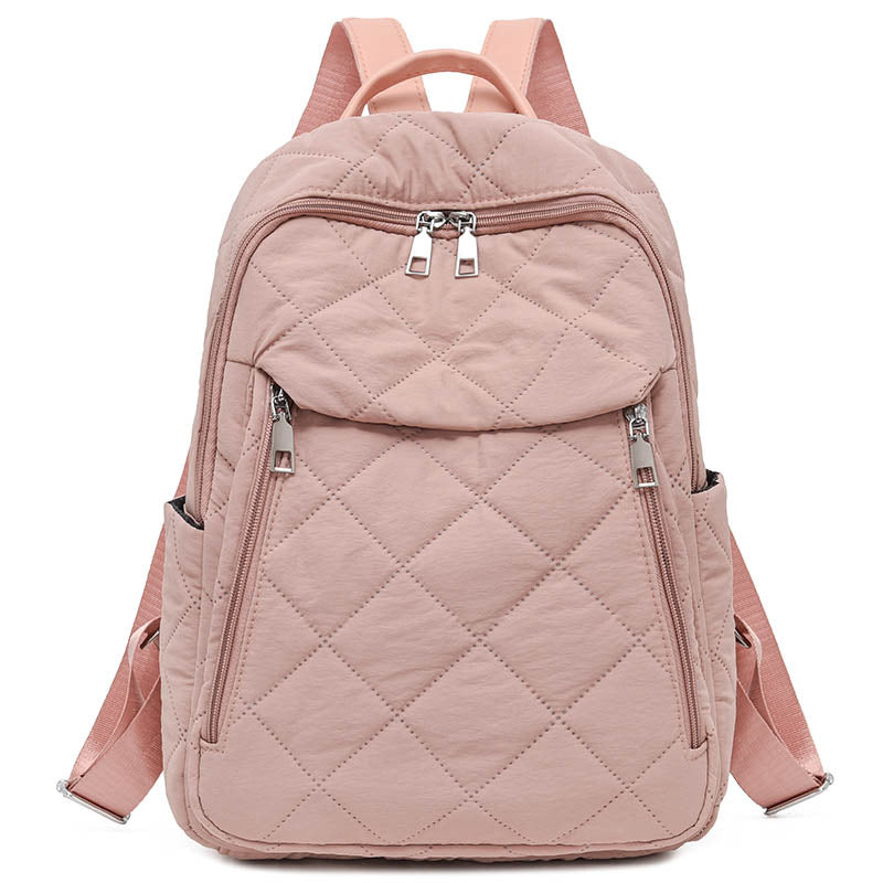 Quilted Multi-Pocket Backpack Kalsten