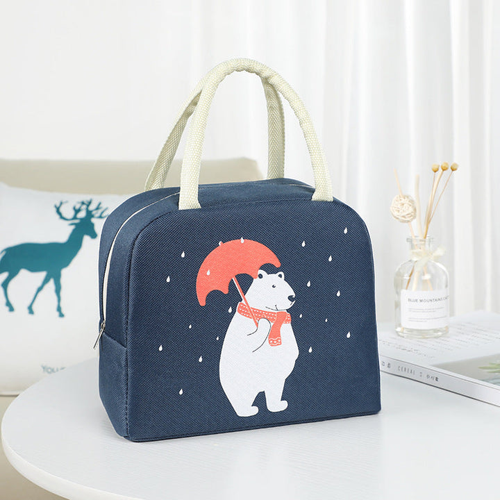 Insulated Lunch Bag with Playful Fox Design Kalsten