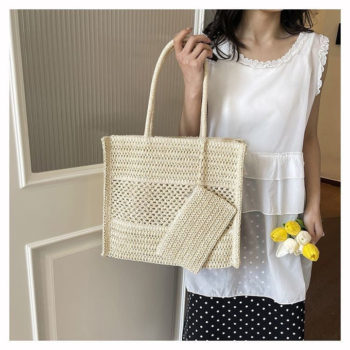Handbag Made of Natural Weave Kalsten