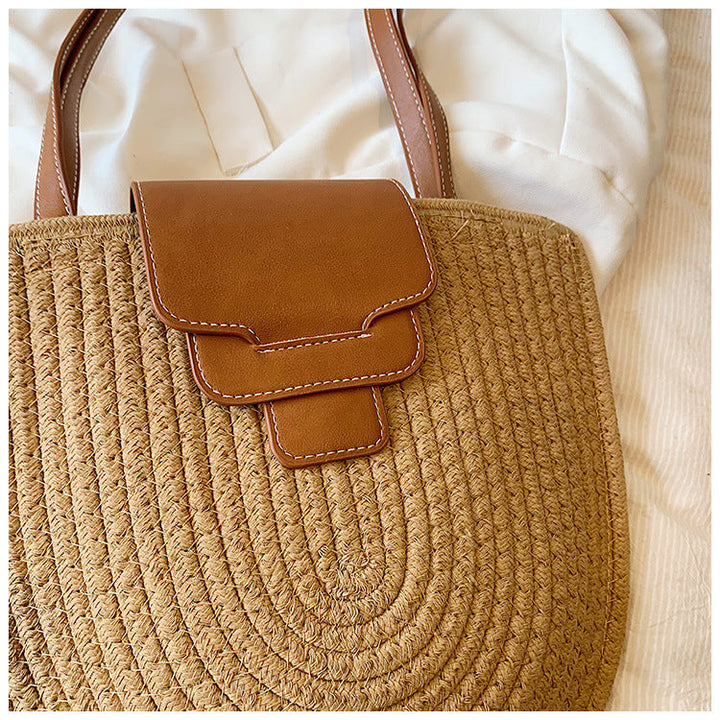 Elegant Handmade Shoulder Bag with High-Quality Leather Flap Kalsten