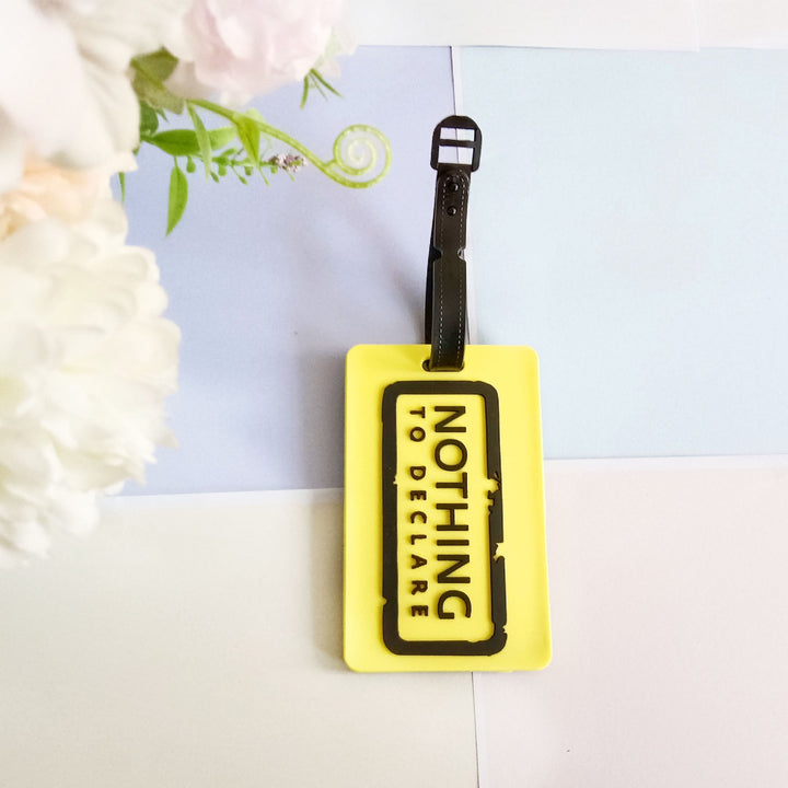 Unisex Luggage Tag with Airplane Design Kalsten