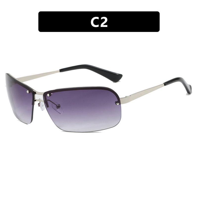 Ladies sunglasses with large, elegant lenses and a modern metal frame Kalsten