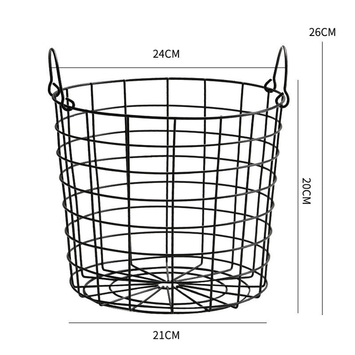 Unisex wire basket with ergonomic carrying lid Kalsten