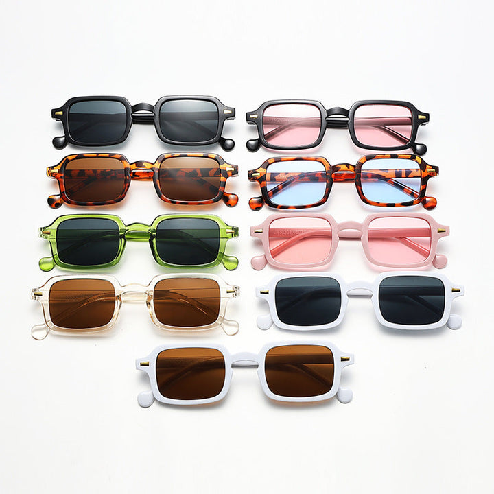 Women's geometric sunglasses with trendy animal print Kalsten