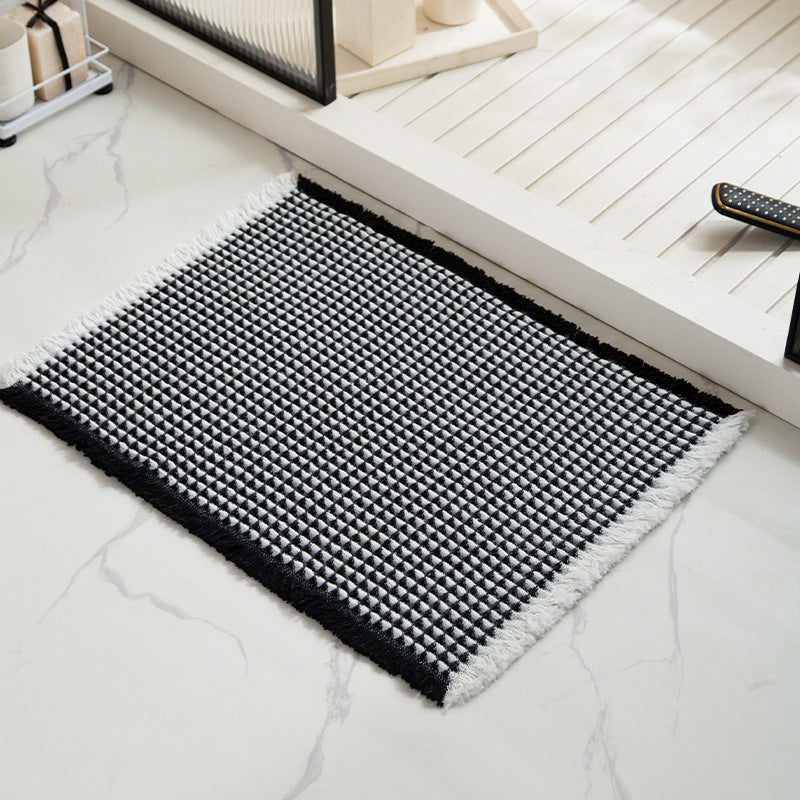 Textured Bathroom Rug Kalsten