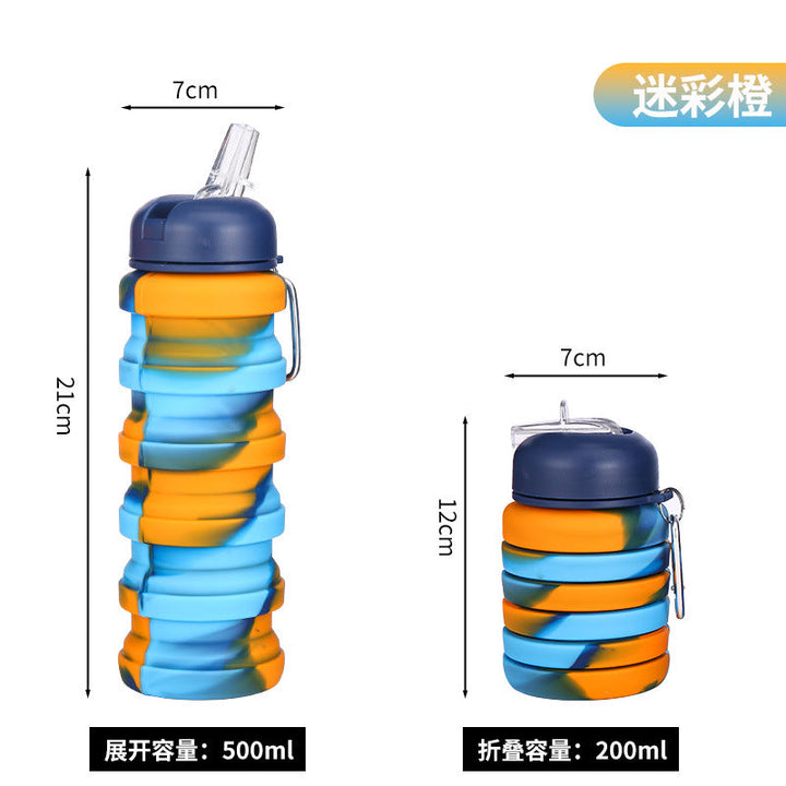 Women collapsible silicone water bottle Kalsten
