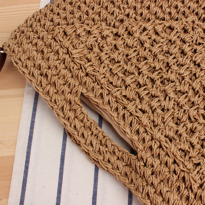 Beach bag with handwoven design Kalsten