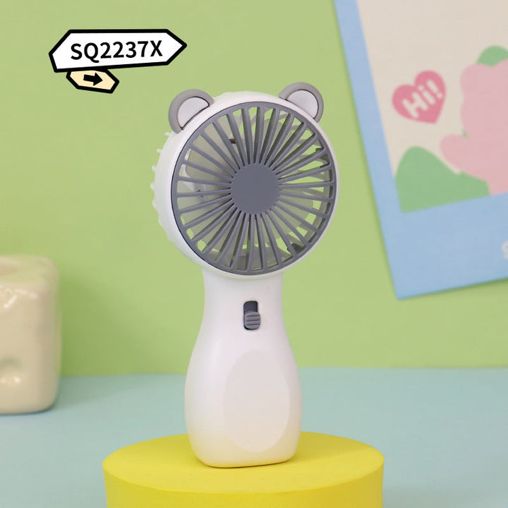 Women's portable hand fan in playful frog design Kalsten