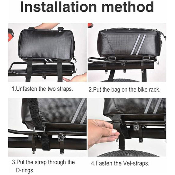 Bike bag with practical mounting bracket Kalsten