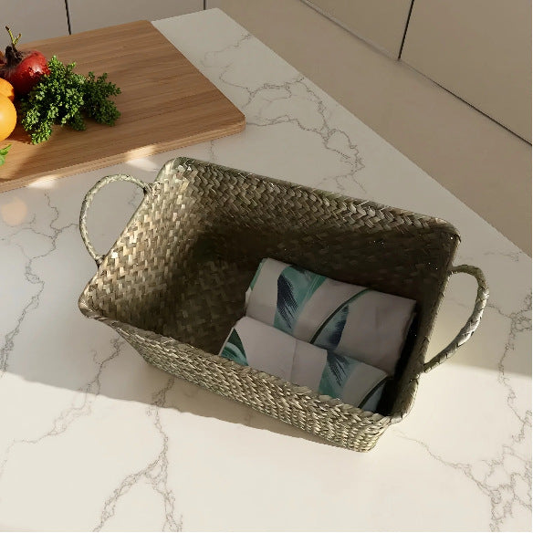 Women's basket with handwoven design Kalsten