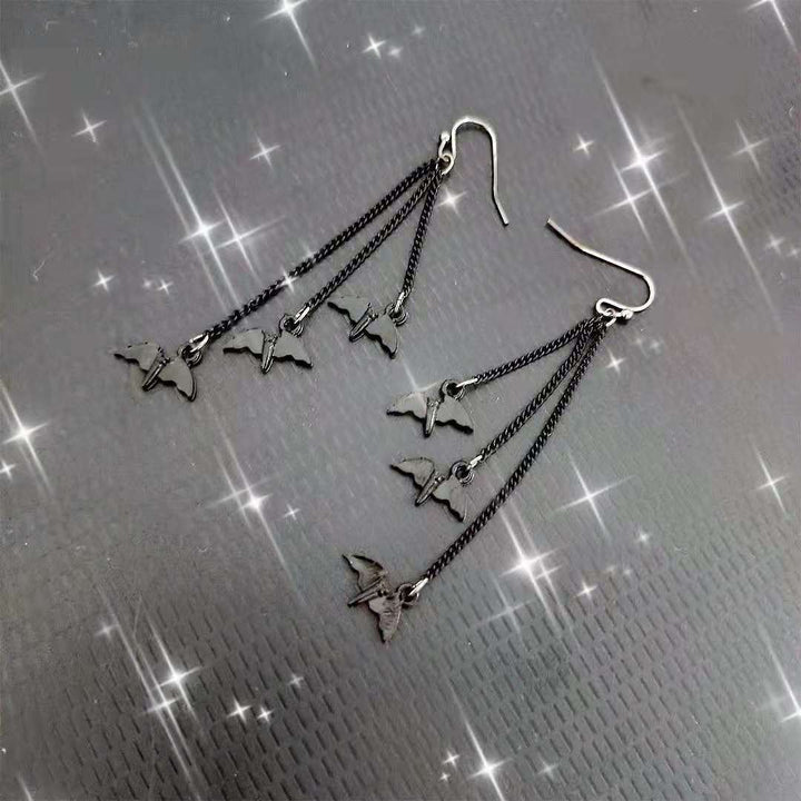 Gothic Bat Dangle Earrings Kalsten