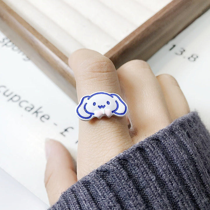 Playful ring with cheerful cartoon motif Kalsten