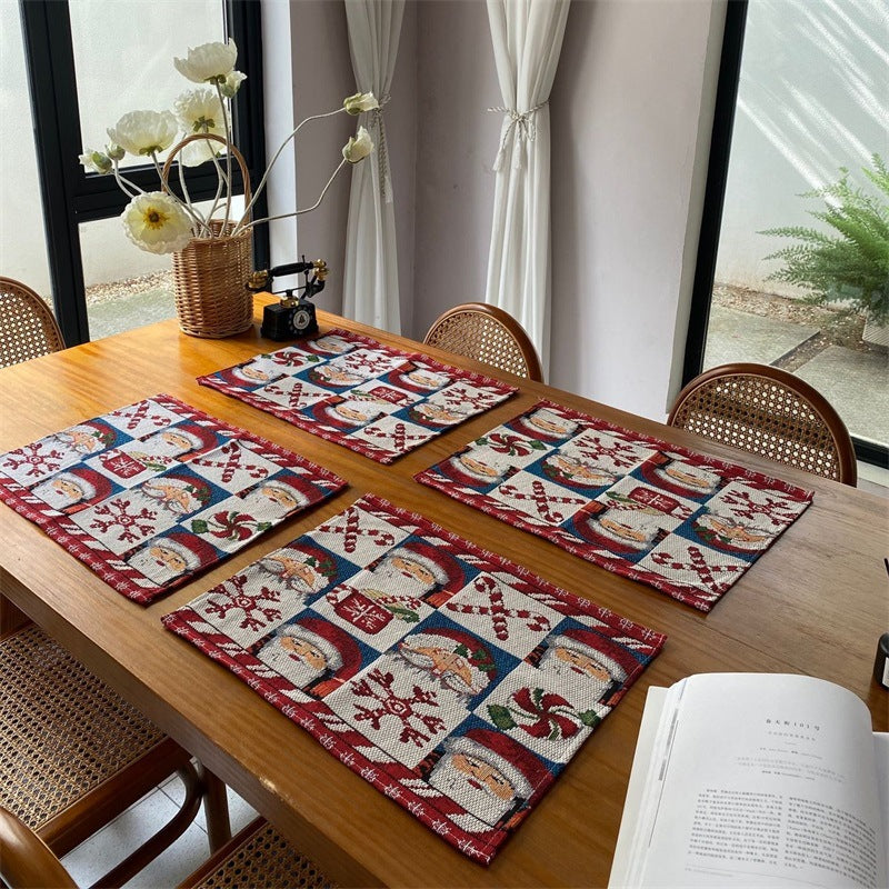 Festive Holiday-Themed Table Placemat