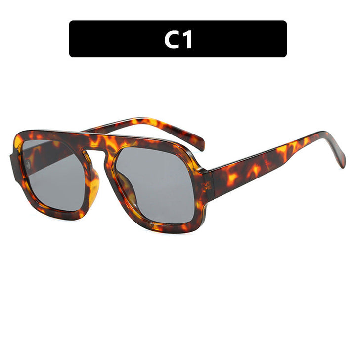 Women's modern oversized sunglasses in angular design Kalsten