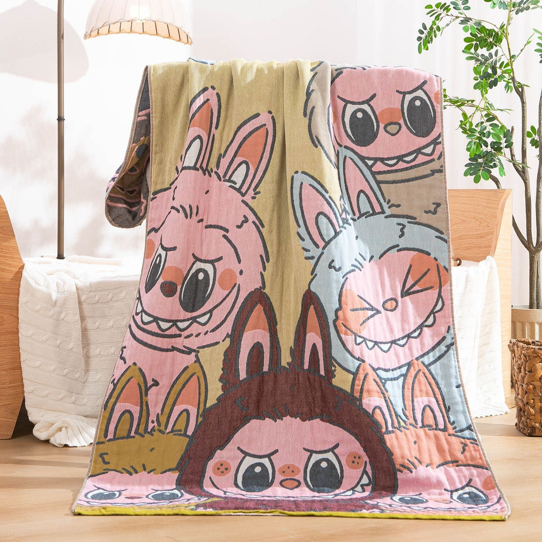 Women's throw blanket with enchanting landscape motif Kalsten