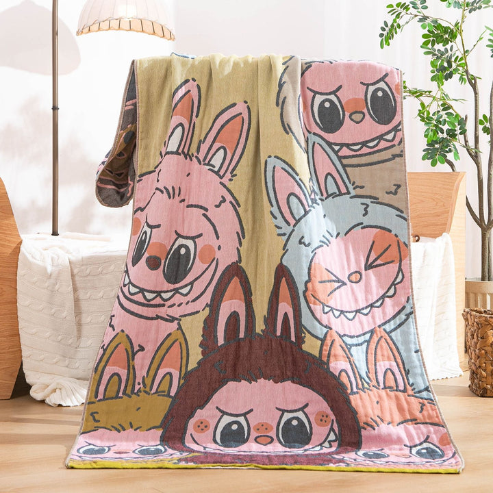 Women's throw blanket with enchanting landscape motif Kalsten