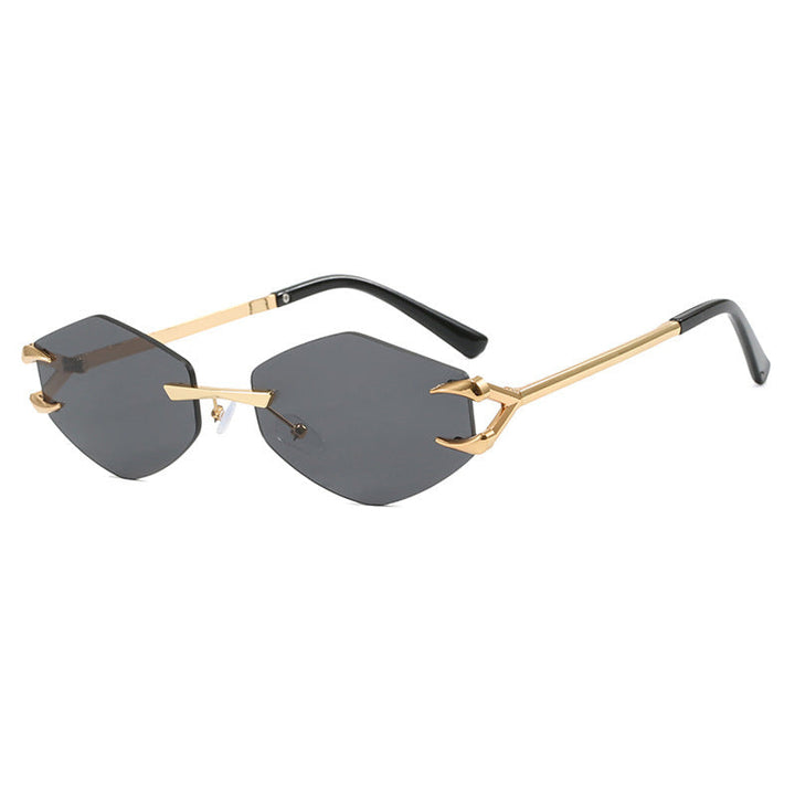 Women's geometric designer sunglasses with outstanding metal frame Kalsten