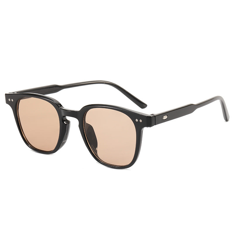Women's fashionable square sunglasses with shiny frame Kalsten