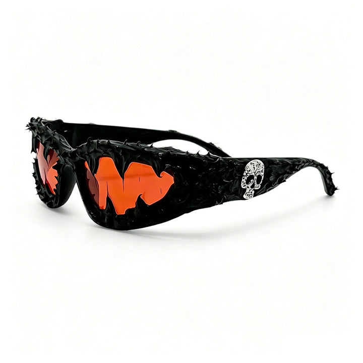 Ladies creative fashion sunglasses with unique spikes and skull design Kalsten