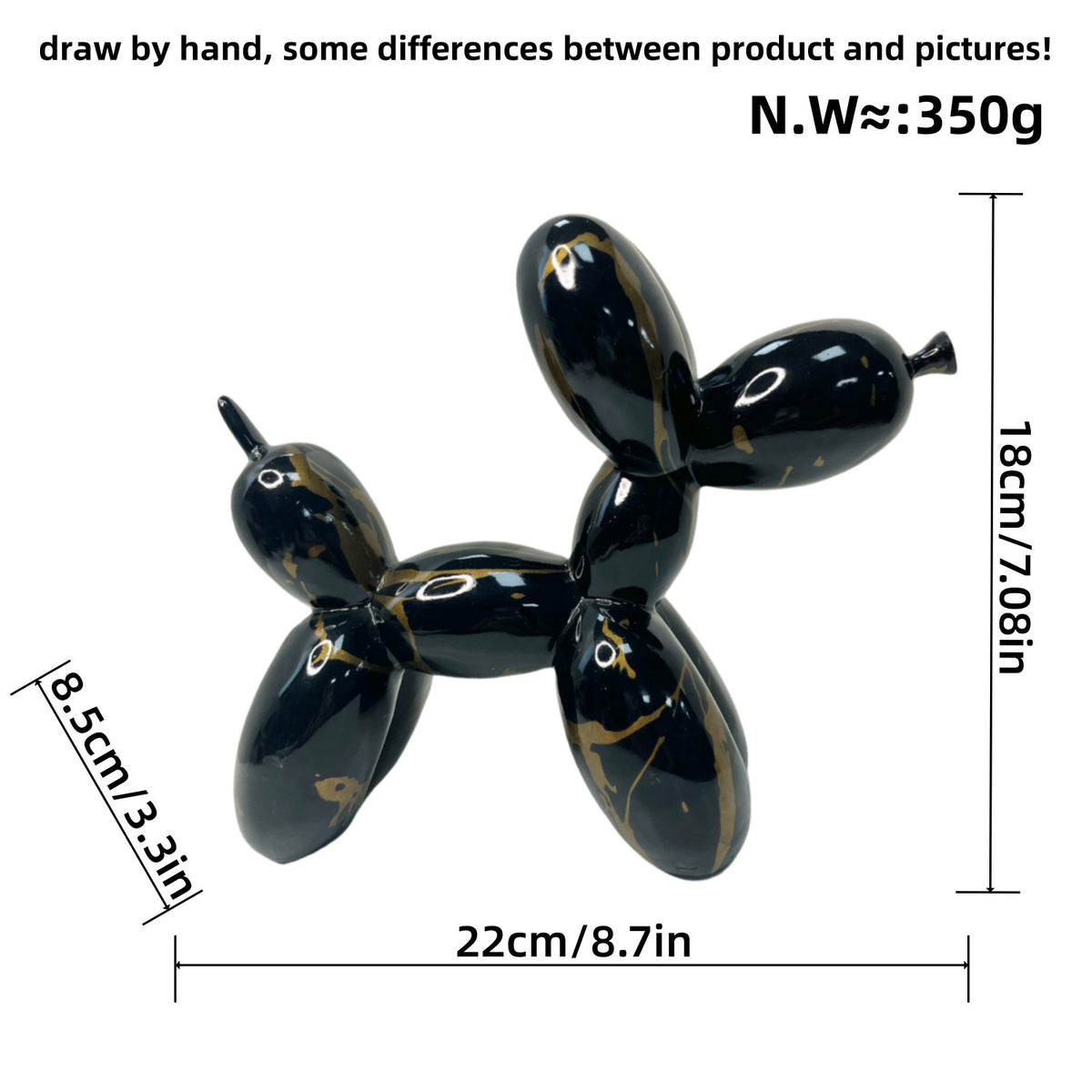 Colorful Balloon Dog Sculpture Acalora