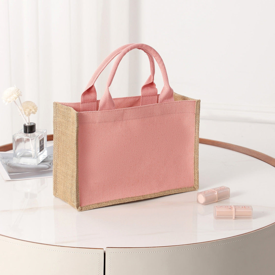 Spacious jute bag with reinforced handles Kalsten