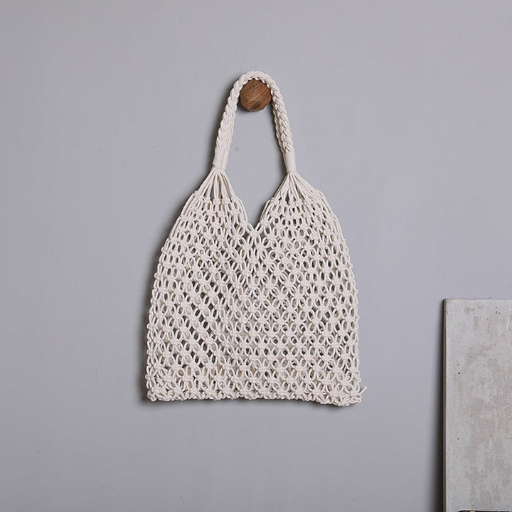 Handcrafted net shopping bag Kalsten