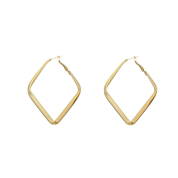 Square Earrings Made of High-Quality Stainless Steel Kalsten