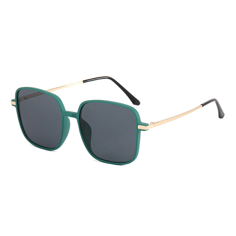 Women's square designer glasses with delicate metal frame Kalsten