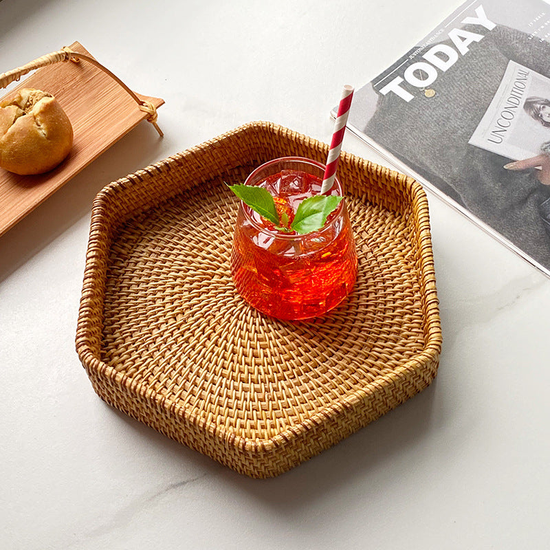 Decorative honeycomb pattern basket Acalora