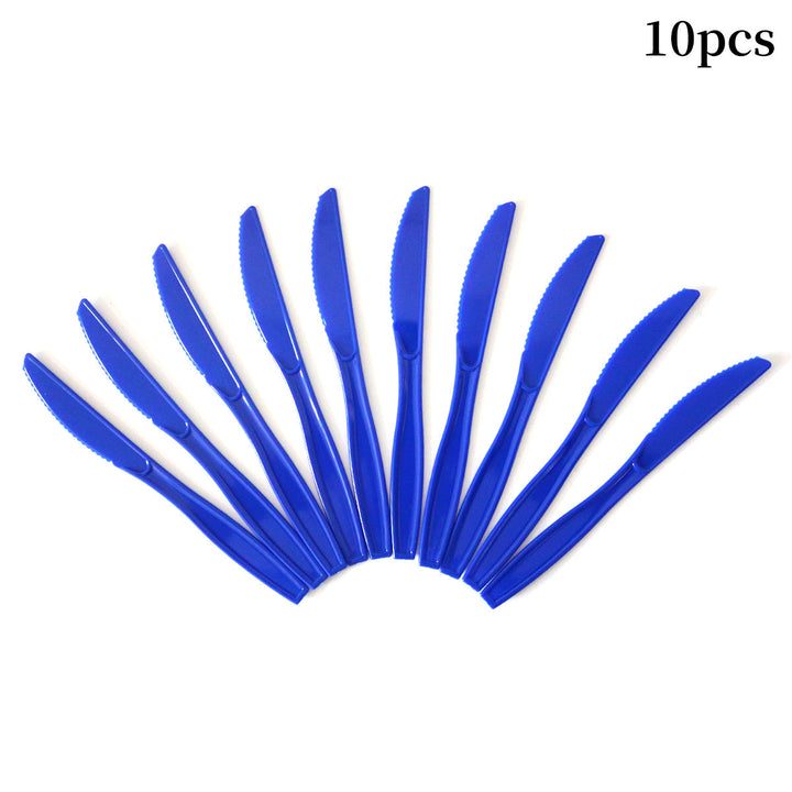 Unisex nan robust disposable forks made of food-safe plastic for dessert and party plates Kalsten