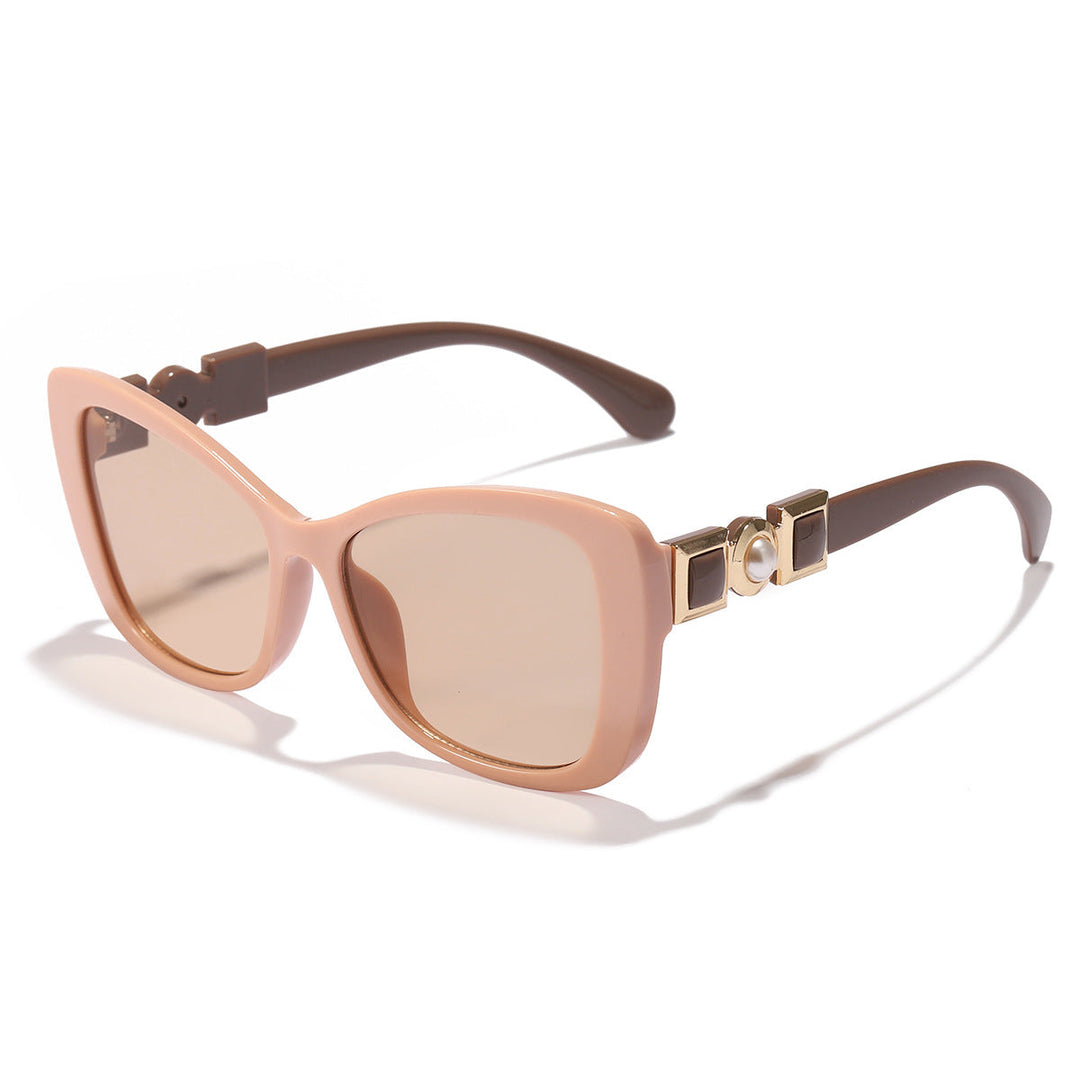 Women Cat-Eye Sunglasses with Elegant Metal Decoration Kalsten