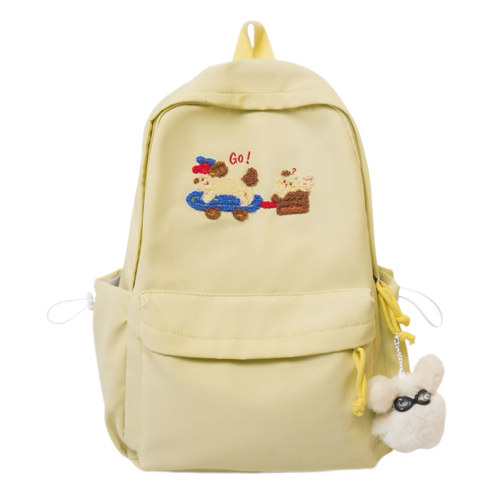 Playful Embroidered Backpack Kalsten