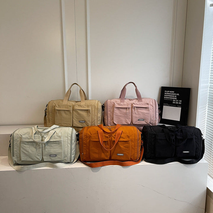 Sporty Travel Bag With Several Exterior Pockets Kalsten