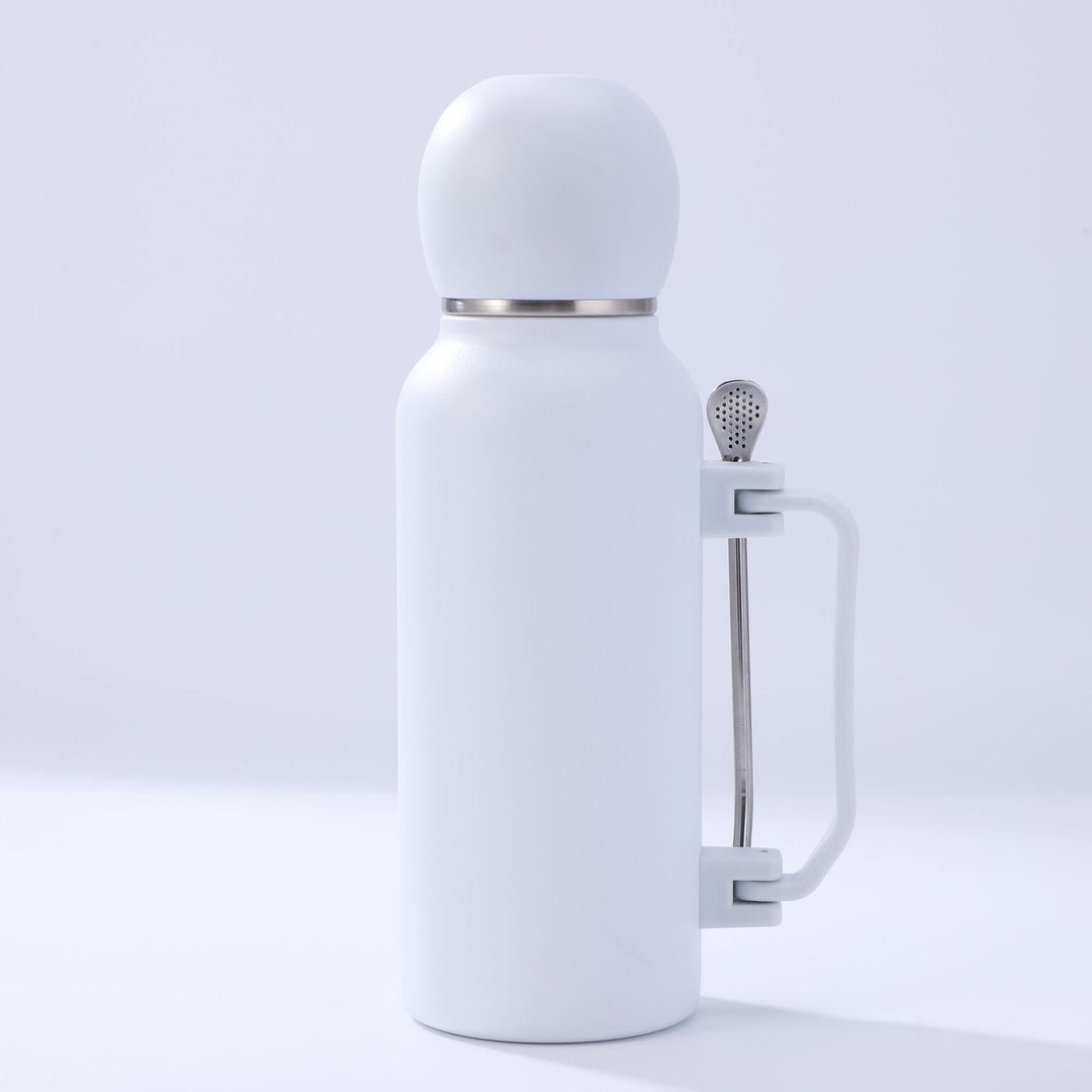 Women practical insulated bottle with integrated tea strainer Kalsten