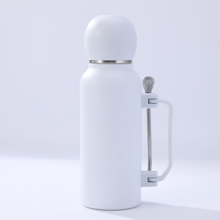 Women practical insulated bottle with integrated tea strainer Kalsten