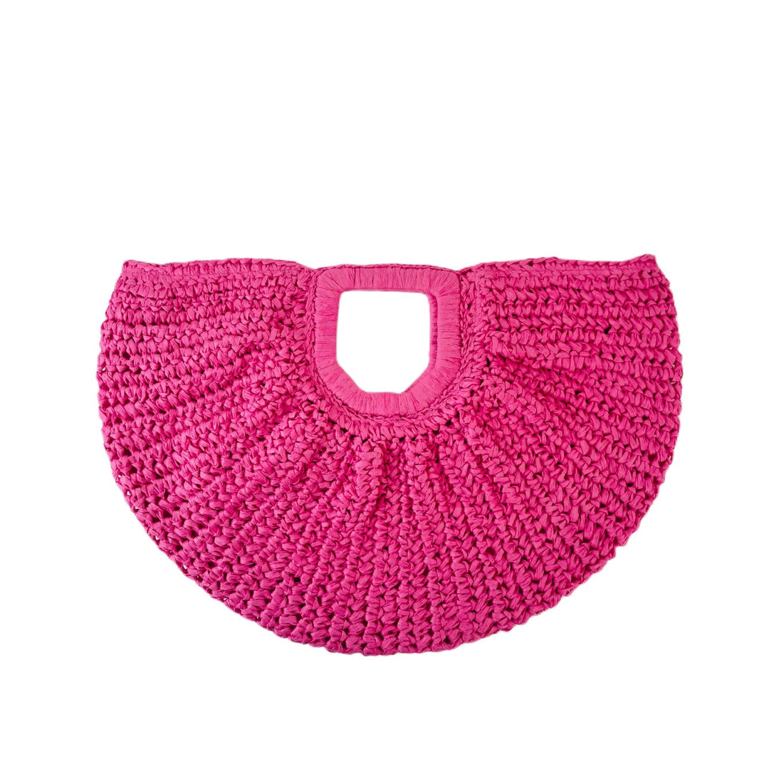 Handcrafted Ribbed Structure Beach Bag Kalsten