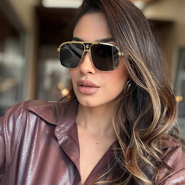 Men's Bold Fashion-Driven Shield Sunglasses Kalsten