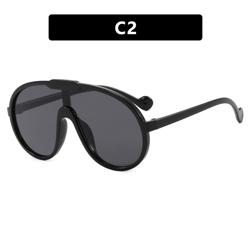 Ladies fashionable sports sunglasses in unique design with UV protection and flexible temples Kalsten