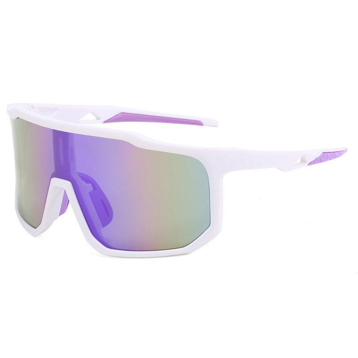 Ladies sporty racing sunglasses with wide field of view and modern mirrored lenses Kalsten